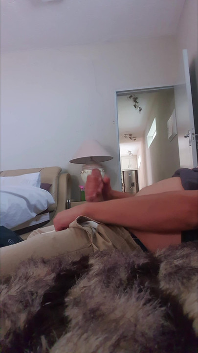 抚摸我的鸡巴直到我高潮