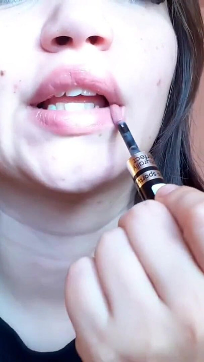 Bare lips smoking cigarette | Clip 3