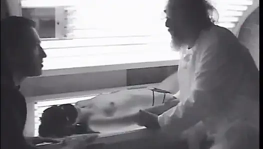 Cute Darkhaired Patient Monika Unco Was Chosen to Take Part in New Medicine Testing