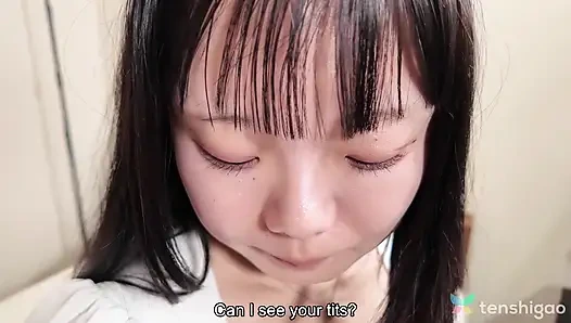 Cute brunette Japanese Cocona Himekawa who loves gentle sex.