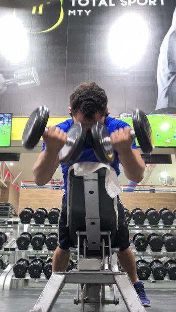 Isolation Gains: Curls for the Boys in a Masked-Up Gym