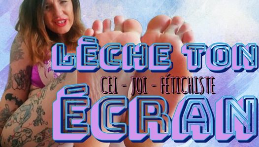 Lick your screen, you're going to taste delicious from my feet ( cei - joi )