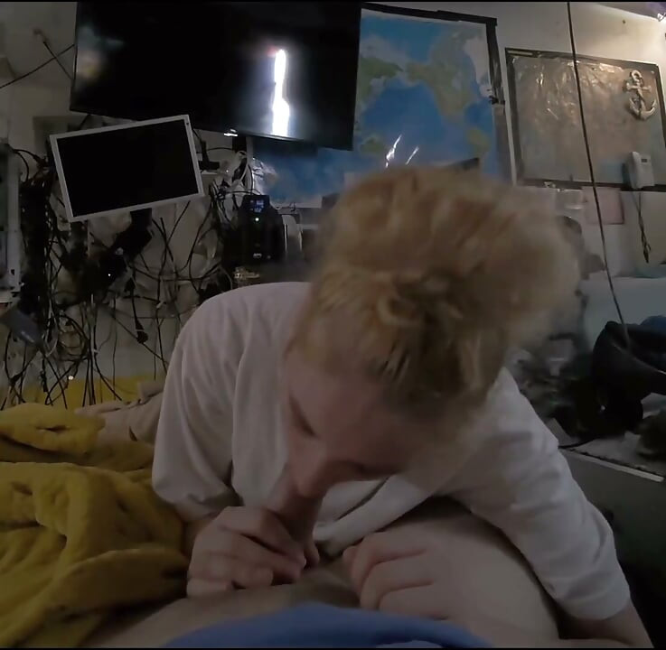 Stepsister Tricked Into Giving Me a Blowjob