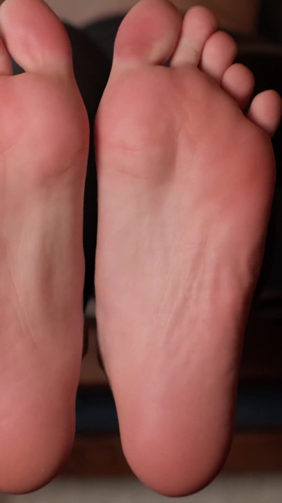 Wrinkled Pink Feet
