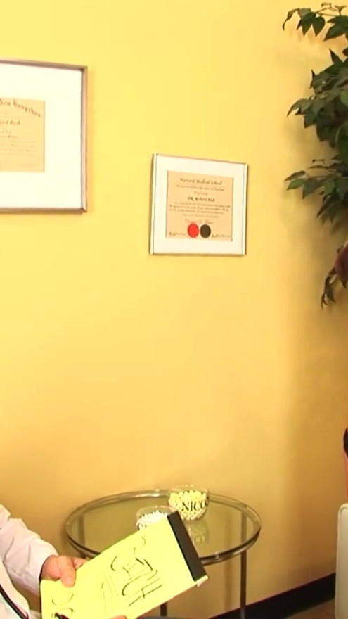 Crazy But Sexy Blonde With Big Boobs Got Fucked At Her Psychiatrist’s Office | Clip 1