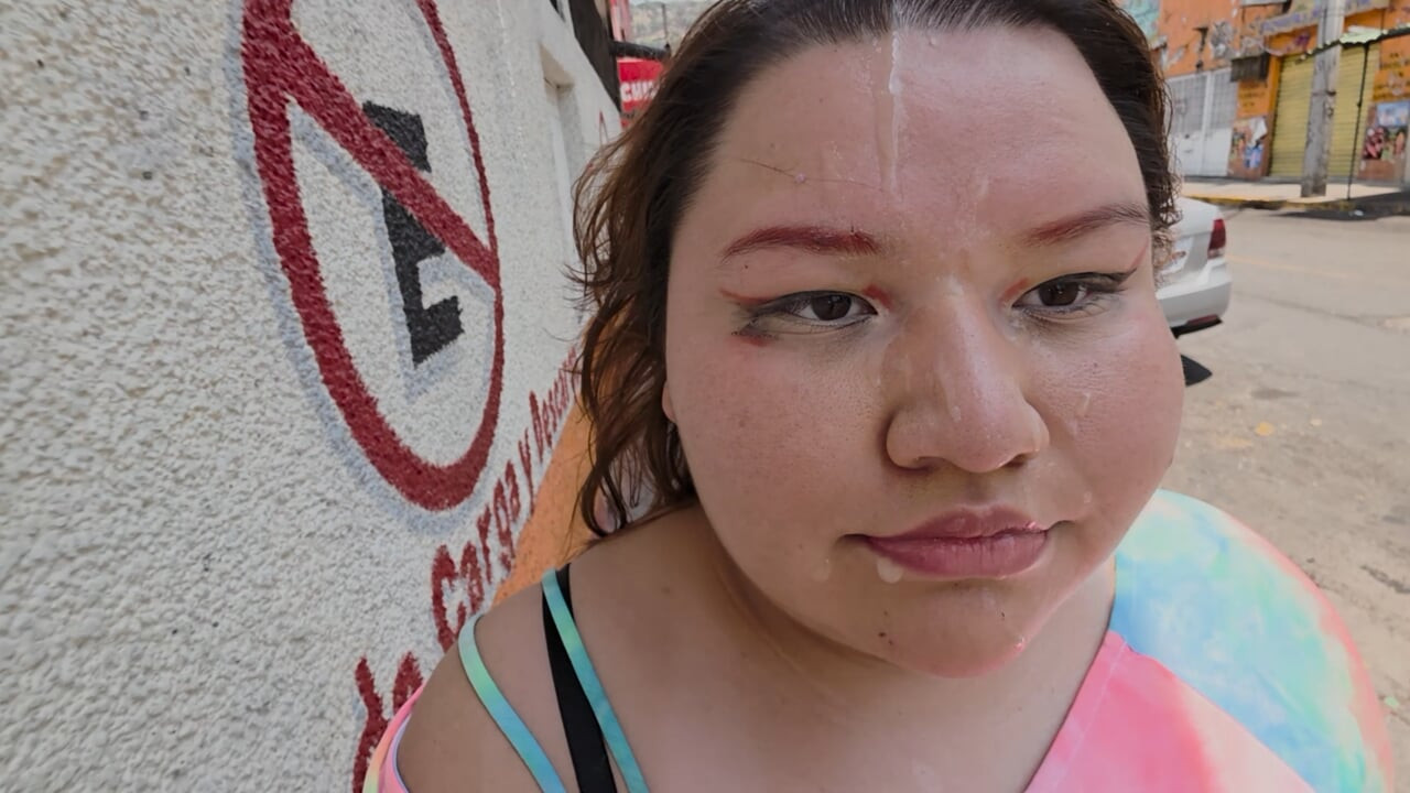Doing cumwalks with lots of thick cum on my face, through the city with lots of people watching me, is what I always want