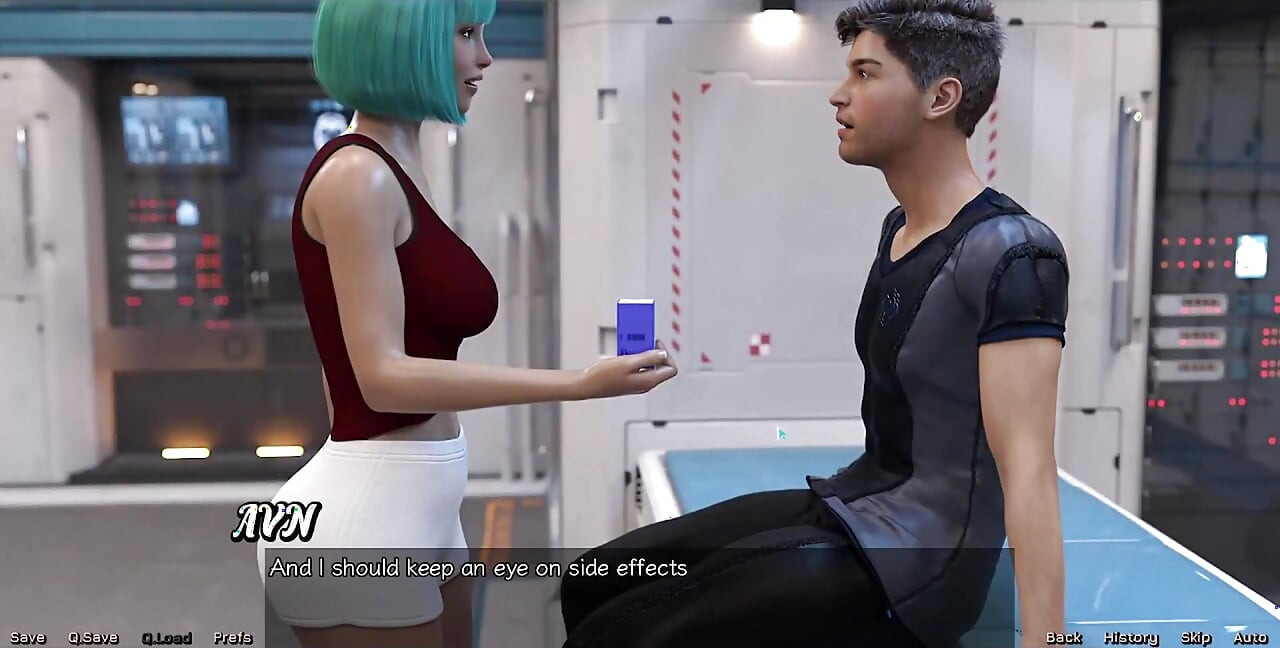 Stranded in Space - Playing and Kissing the Hot Doctor