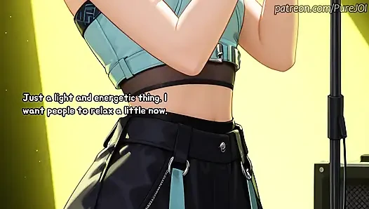 You were desperately trying to fill idol Zoey with your semen (Sex JOI)