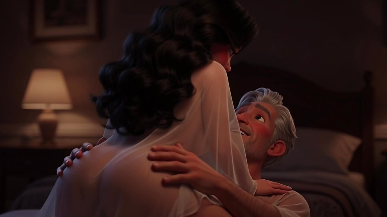 She really liked the plumber, she secretly jerked off to him, and then had sex with him