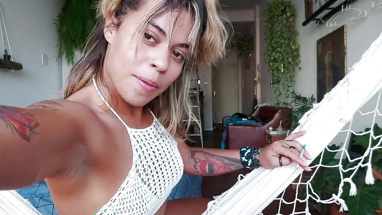 I Relaxed so Much in the Hammock That It Made Me Horny and I Decided to Masturbate Until I Came