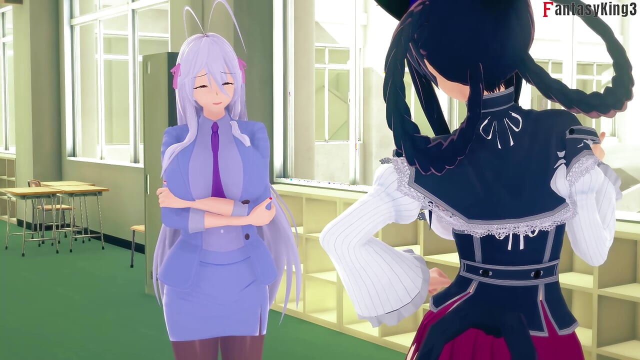 Rossweisse almost catch me fucking Akeno - DXD NTR Madness Series