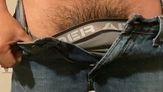 Showing off my cock and cummed hard
