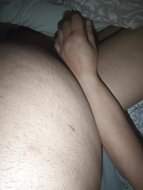 Step son pull out his dick near stepmom. She couldn't resist and handjob his big cock