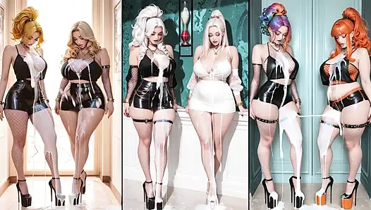 Chapter 2: Anime Hotties love cum on there bodys