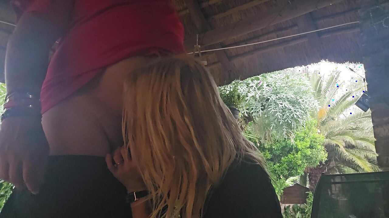 18 Year Old Sucking Cock Outdoor at Holiday Resort