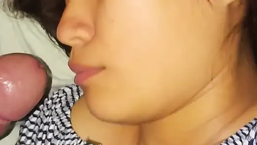 Passionate blowjobs from an unfaithful woman. I fell in love with my TEACHER's BIG PIN and I give them some DELICIOUS LICKS