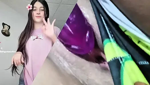 oh how delicious daddy How delicious I touched my big tits