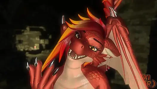 Pov - futa dragon cewek dominan yang lagi sange bikin kamu melayaninya...