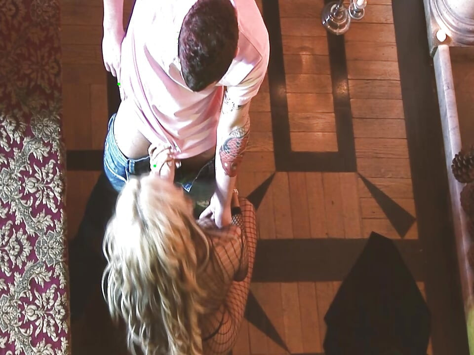 Uncovered Women Scene-2_sexy Busty Blonde in Lingerie Enjoys Rough Sex and Cumshot on Her Tits