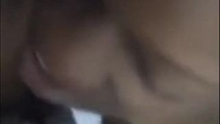 Bajan girl sucking her boyfriend dick