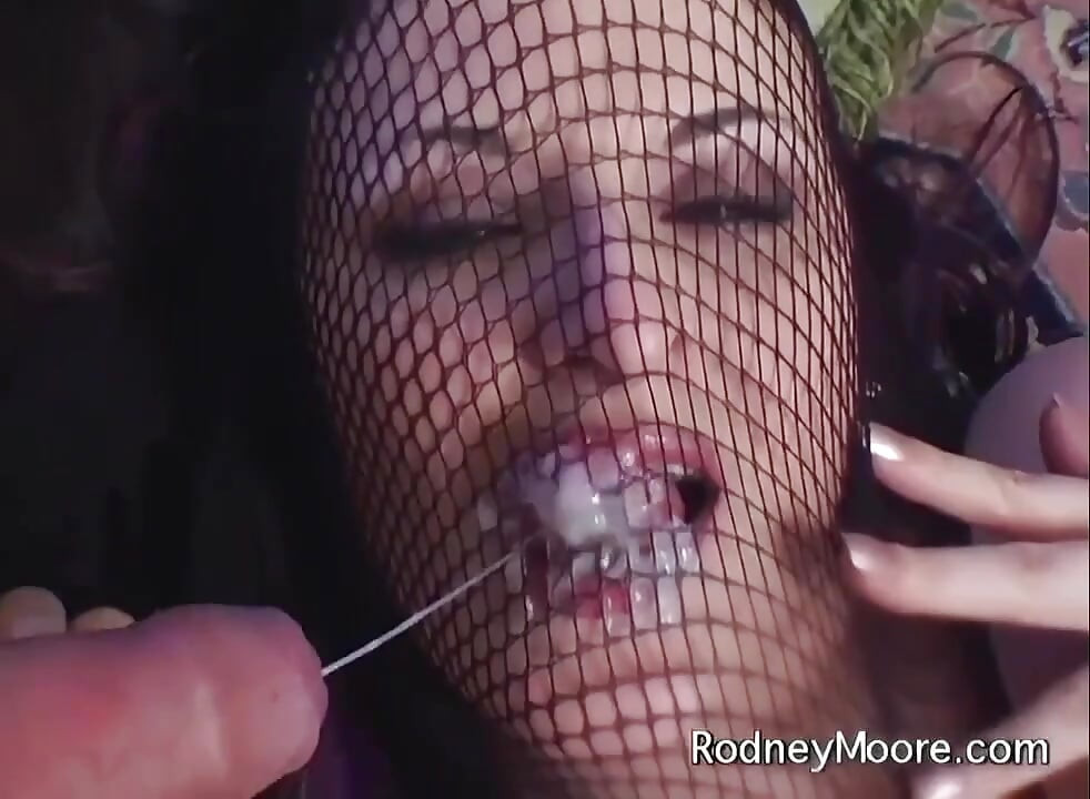 에픽 엉덩이 변태 망사 얼굴 빈티지 캐롤라인 피어스