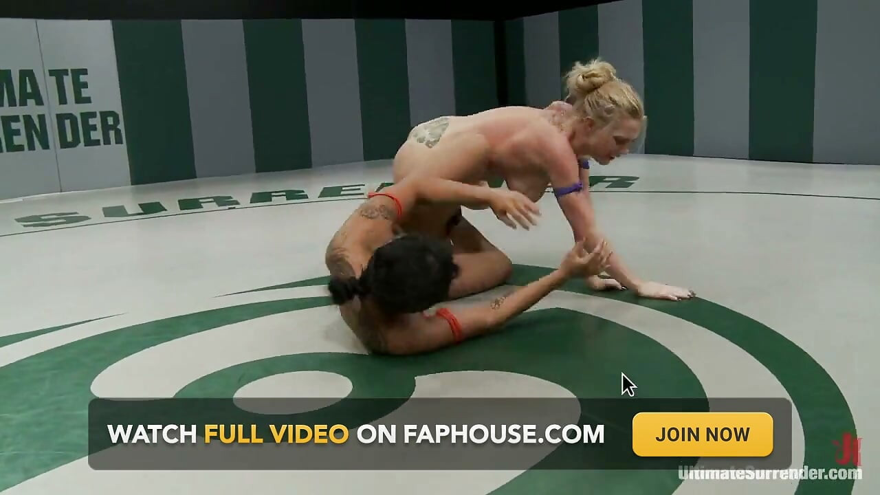 Sin Makes the Dragon Orgasm on the Mat Still Gets Her Ass Kick & Fucked Non-scritped Wrestling