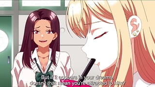 Prsata hentai devojka dobija spermu po faci od učitelja nakon drkanja