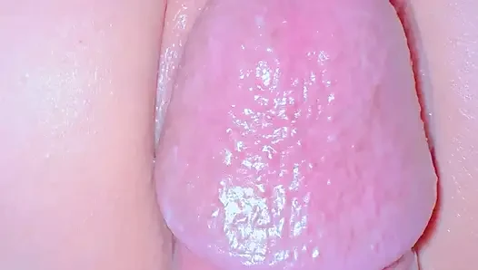Dicke latina Puffy Burger muschi von bbc gedehnt - nahaufnahme pOV (externer creampie)