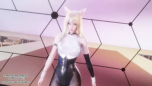 MMD CHUNG HA - STRESS - Tari Liga Legenda Kpop Seksi Ahri - Hentai Tanpa Sensor 4K 60FPS