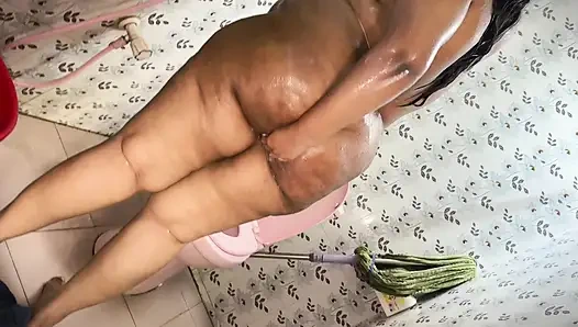 You found a Video where your Big Ass & Big Tits Naked Stepmom shower in Toilet! Your next actions?