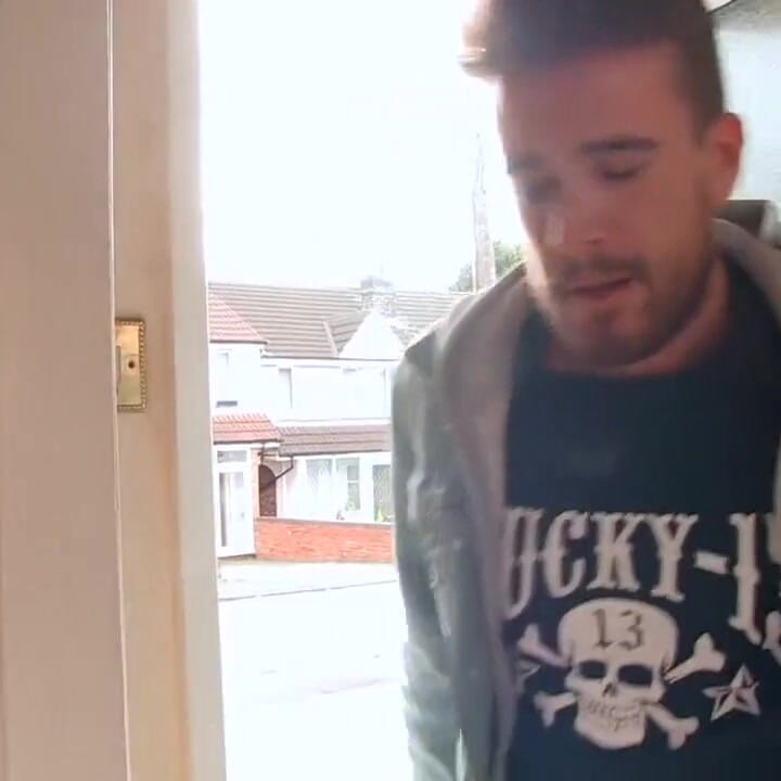 Cheating blonde wife fucks hard with big cock dude