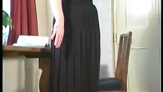 Vivienne in der küche