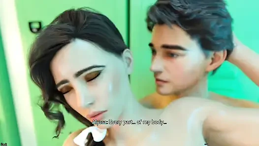 My dance partner teaching me dance