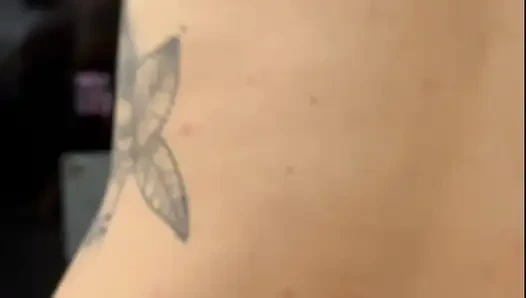 She rides me with perfect ass movements until I cum deep inside her