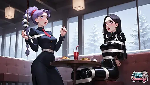 Bağlı zevk üçlü belden bağlamalı süt fışkırtmalı fahişe xxx!