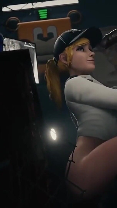 A white haired girl fucked by a blacked man in their garage | Clip 3