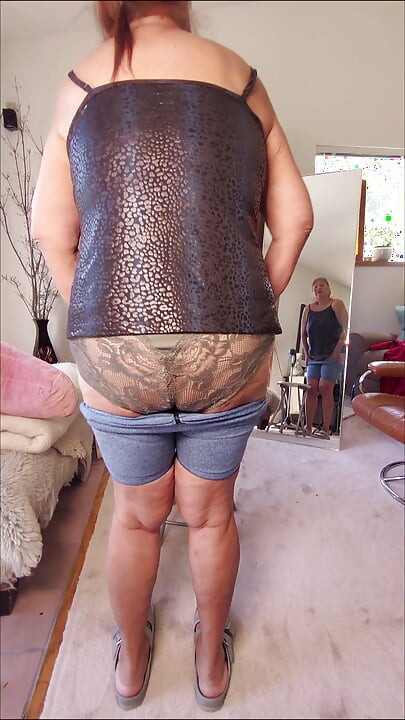 Soiled Panty with Granny Hairy Vagina Pussy Juices Going to a New Home.