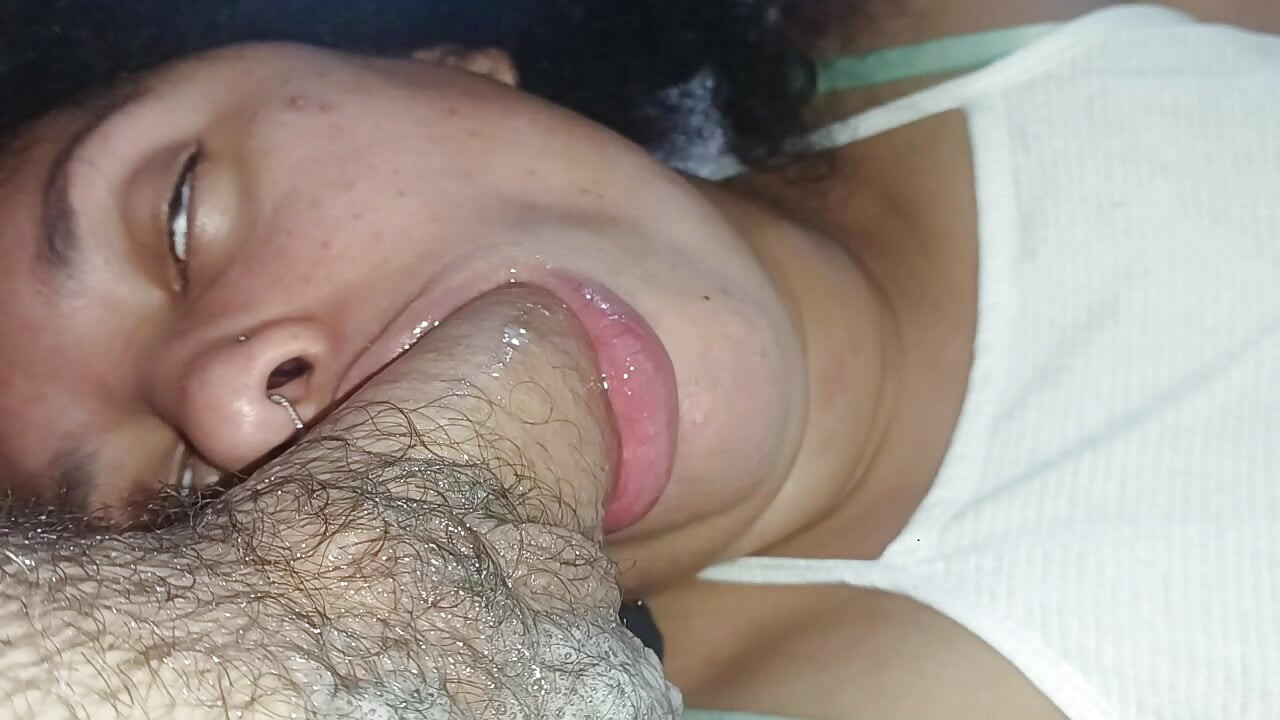 CREAMPIE IN HER MOUTH, SHE EAGERLY WAITS FOR ALL THE HOT CUM