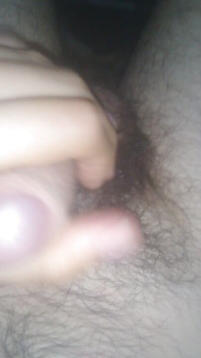 Playing with my penis