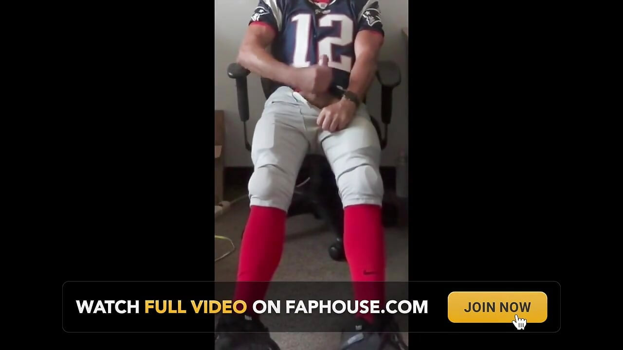 Jockdad87 Jerks and Shoots a Load in His Football Uniform