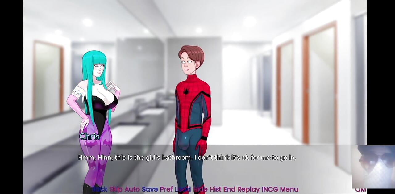 HINATA FROM NARUTO IS SURPRISED! I FUCK HER IN SPIDERMAN COSTUME.