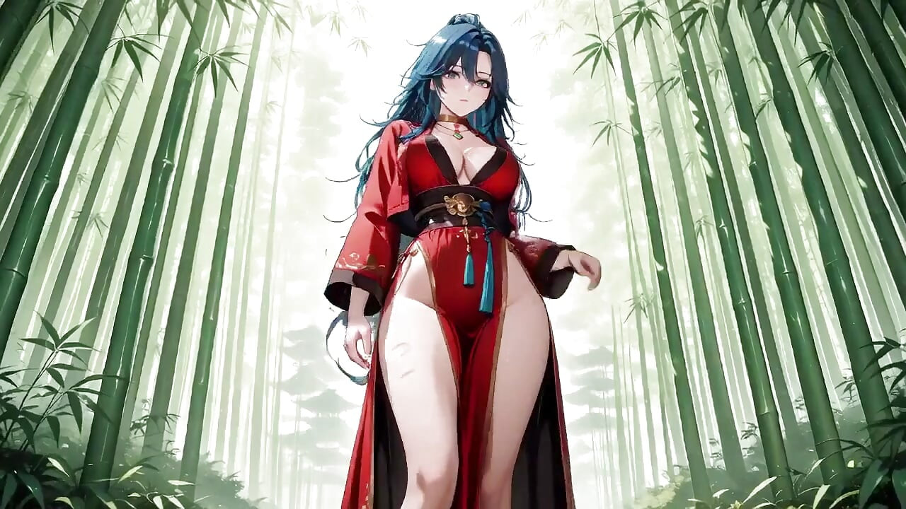 Samurai tóc xanh! Dịch vụ trong Rừng Tre. Những bí mật nào ẩn dưới kimono cao rít đó?