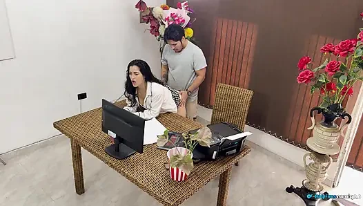 My wife watches me and watched me fuck my secretary in the office!