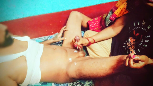 Simran's oil massage