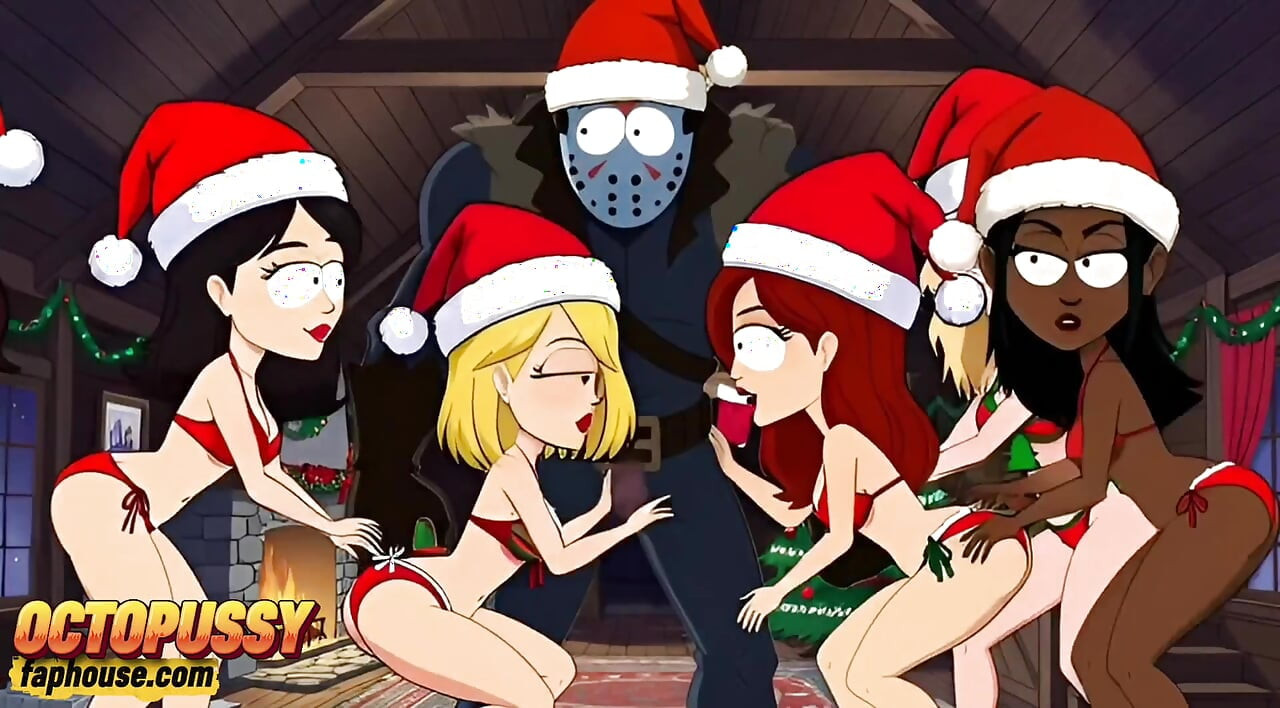 Crystal Lake Kampı'nda Sürtüklerle Seks Partisi. Karikatür