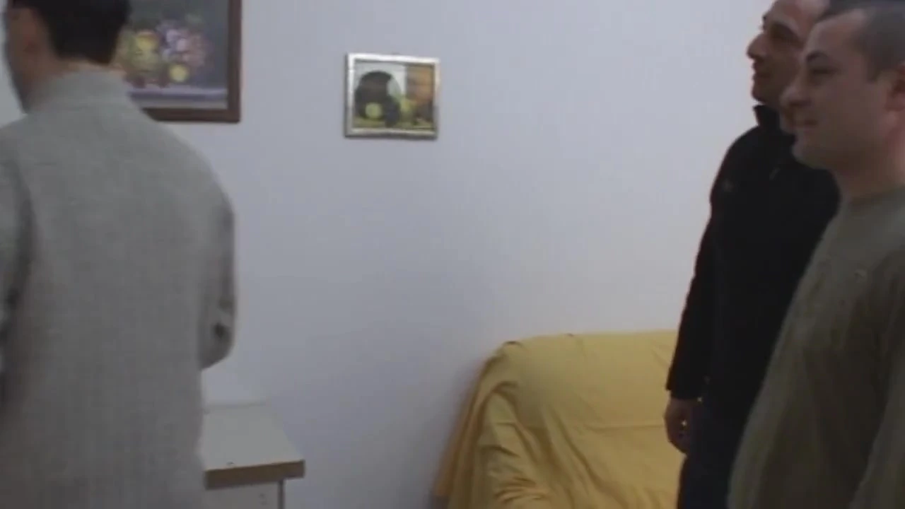 Chunky redhead woman banged in a hot gangbang