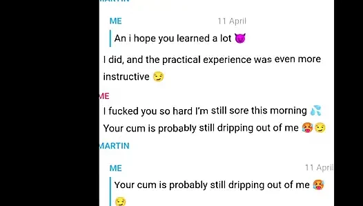 I'm Fucking an 18yo Fan Bareback & Sending It to My Husband at Work