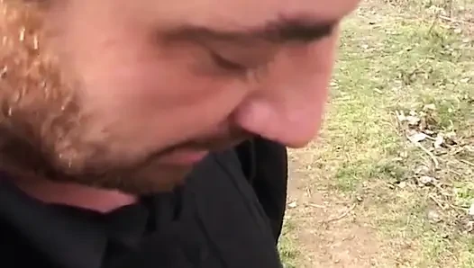 My grandma gives me a blow job in a park!