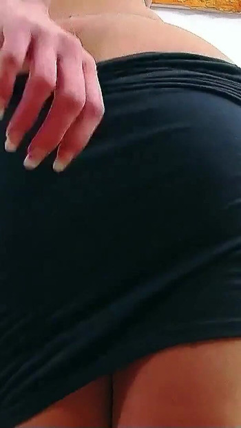 Powerful moment from "Skinny Office Teen Daryl tears Nylon to Masturbate with Dildo at work"