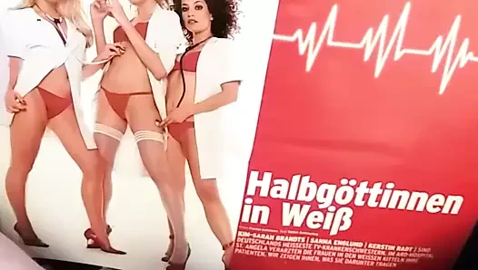 Abspritzen auf Sanna Englund, Kerstin Radt Kim-Sarah Brandts